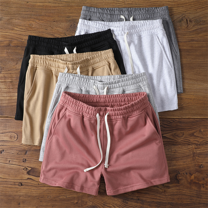 美式百搭弹力运动短裤男潮跑步健身裤夏季三分裤男生休闲短裤修身