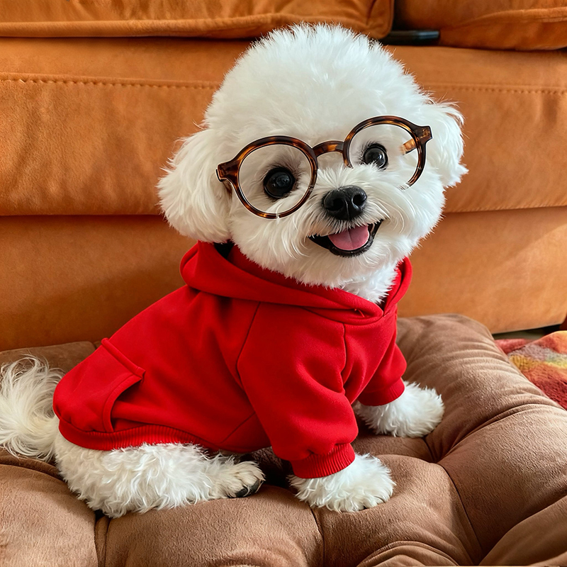 可爱宠物卫衣连帽两脚卫衣猫狗通用秋冬新款透气保暖基础款