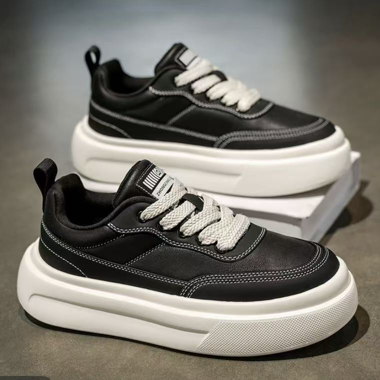 【爆款推举】2025秋冬新款高品质厚底板鞋软底轻便百搭时尚休闲鞋