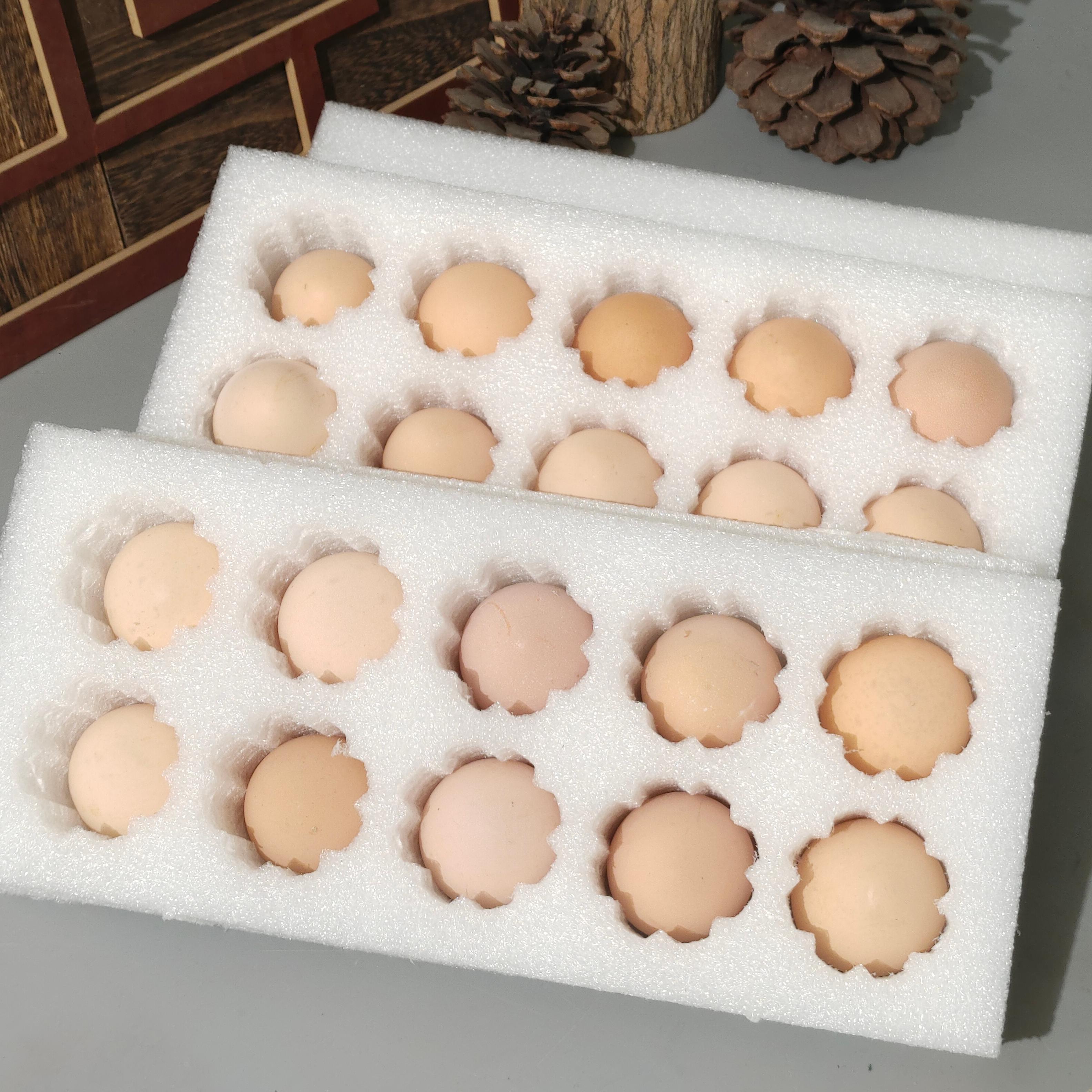 【潮蔬潮味】农家谷物饲养鸡蛋30粒新鲜现捡黄金蛋黄香浓郁营养丰富