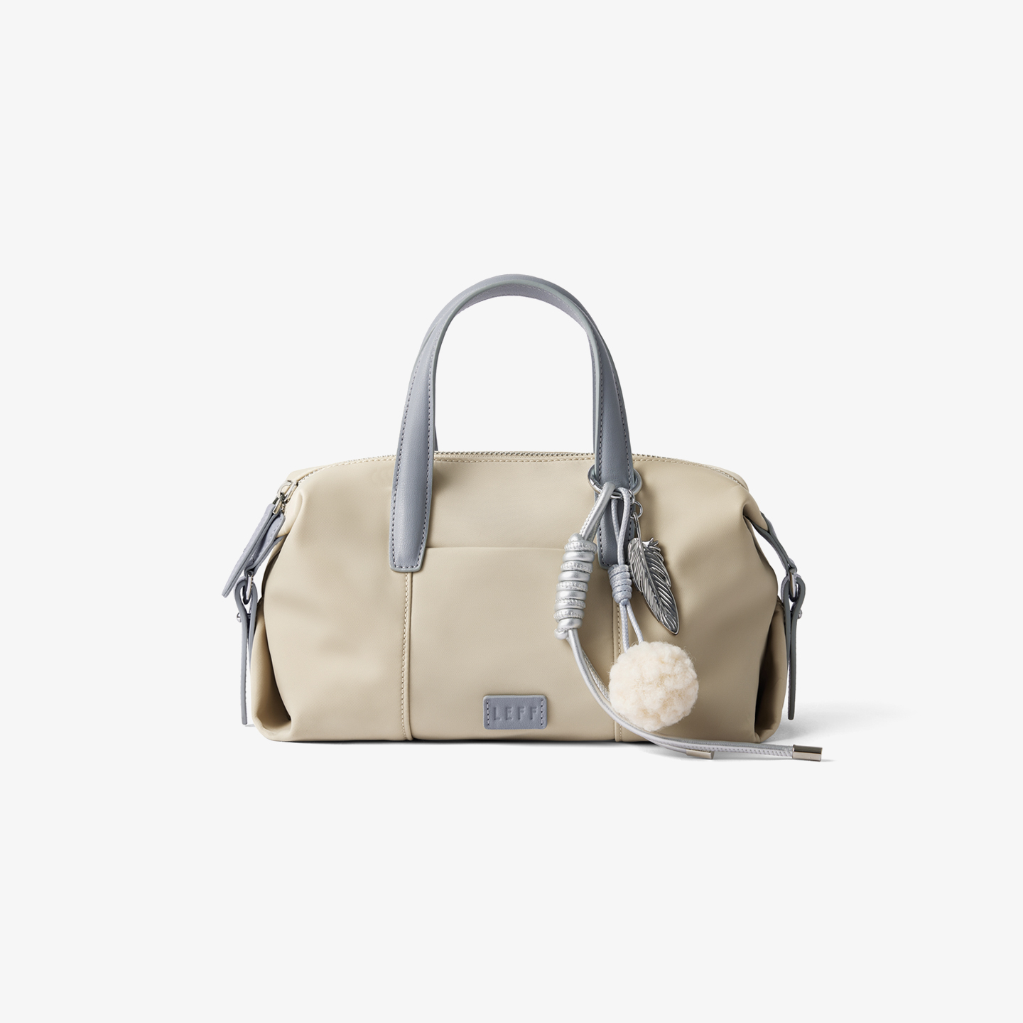 波士顿包小个子斜挎包单肩女新款日常通勤百搭高级尼龙帆布手提包