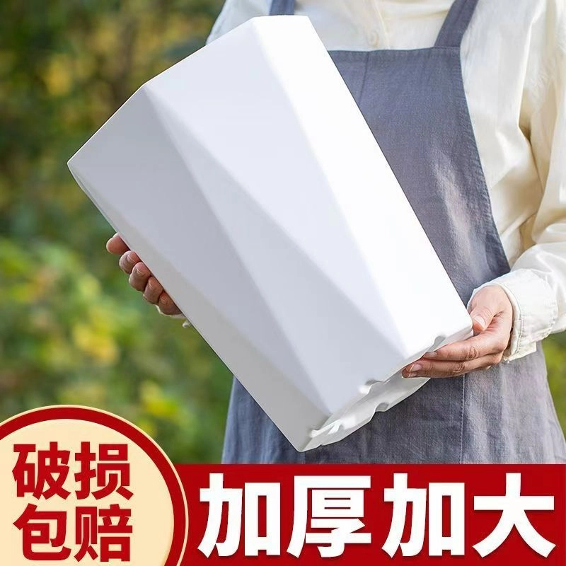 简约家用大号菱形花盆加厚加大天堂鸟钻石大花盆清仓捡漏大号