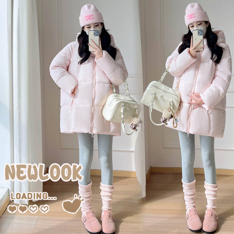 秋冬孕妇装加厚孕妇时髦洋气泡芙衣服冬季保暖加厚宽松外套孕妇