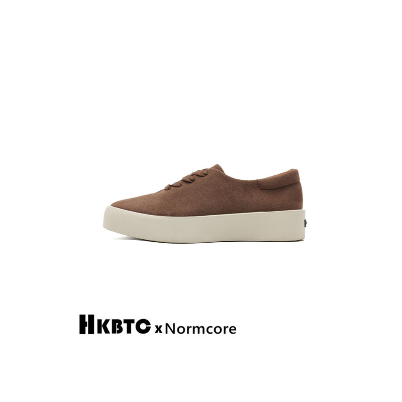 HKBTCstreet trendy新款 极简风板鞋 男士百搭小众绒面 低帮板鞋
