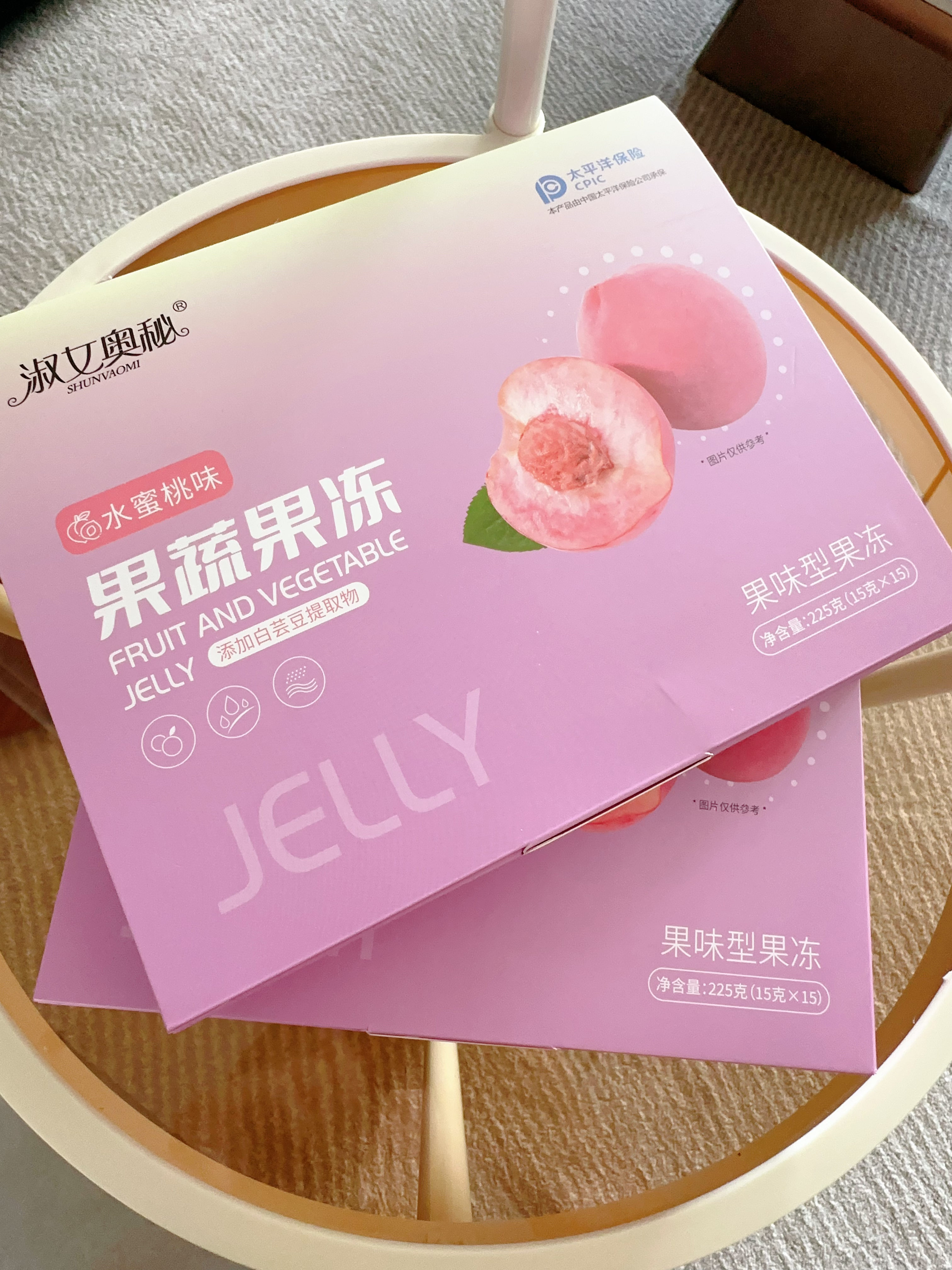 淑女奥秘水蜜桃味果蔬果冻