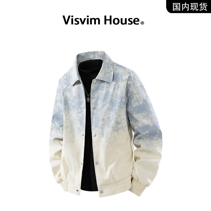【品牌现货撤柜】VISVIM WINGS秋季新款扎染渐变青春大码夹克外套男