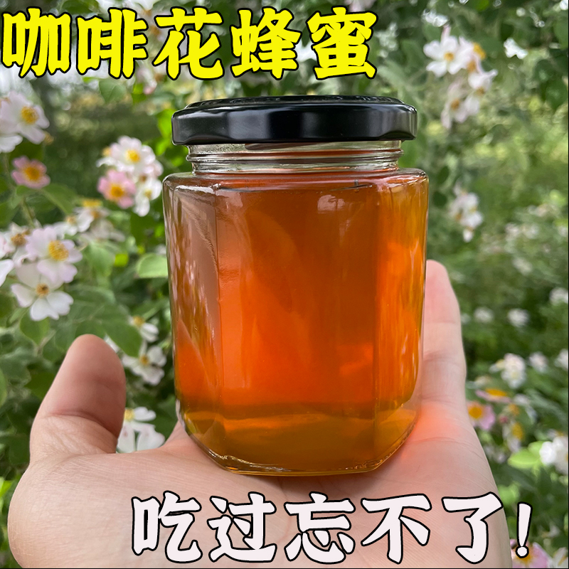 云南咖啡花蜂蜜纯正天然人吃食用农家自产土蜂蜜咖啡蜜【咖啡花蜜】