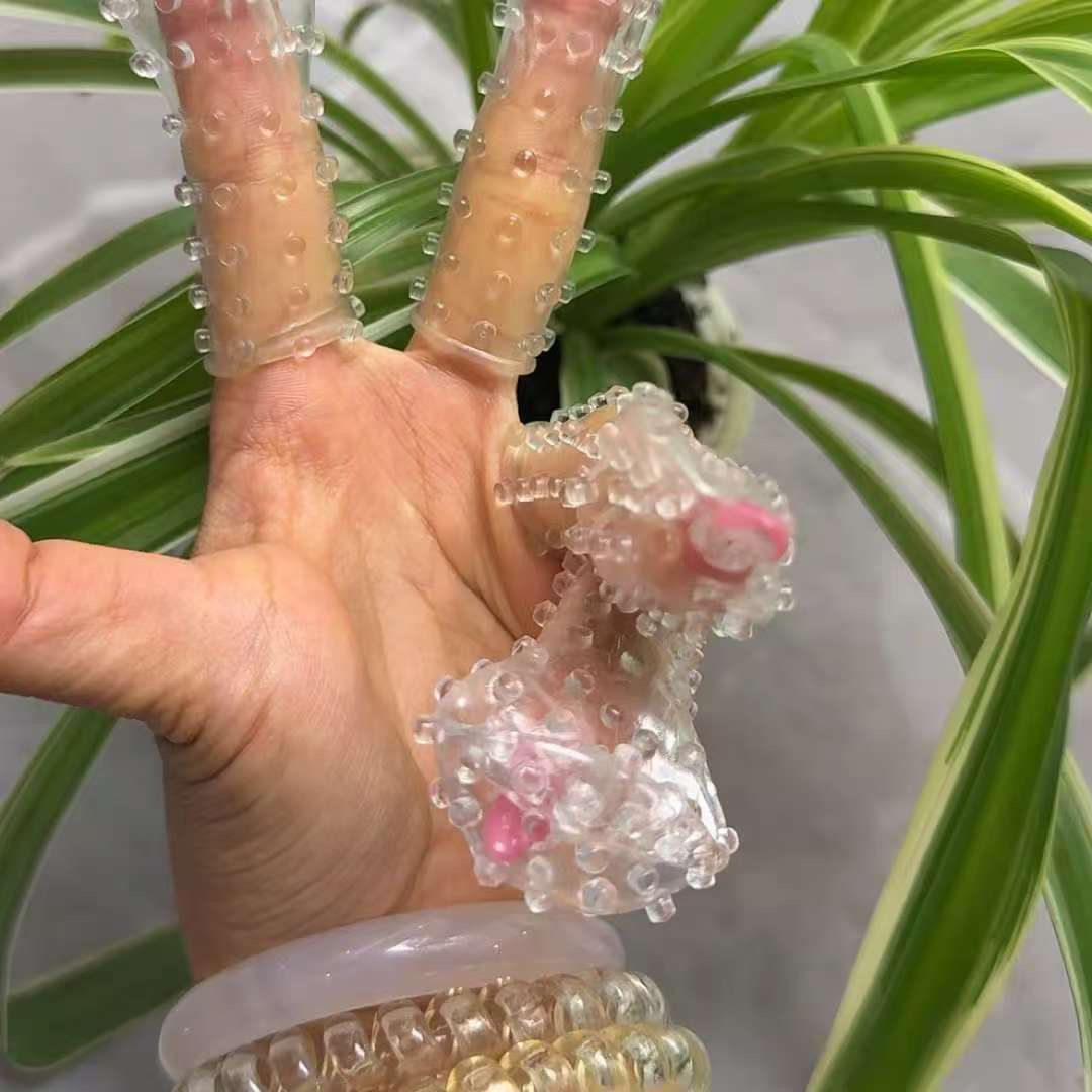 亲肤手指套柔软Q弹防水安全硅胶柔软手指套手工