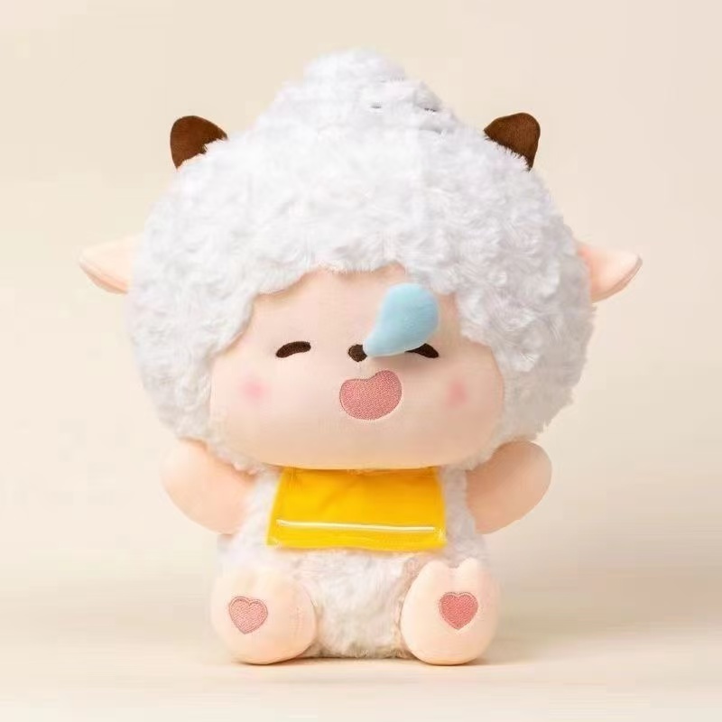 正品同款喜羊羊与灰太狼抱抱系列公仔懒羊羊灰太狼小灰玩偶儿童LX