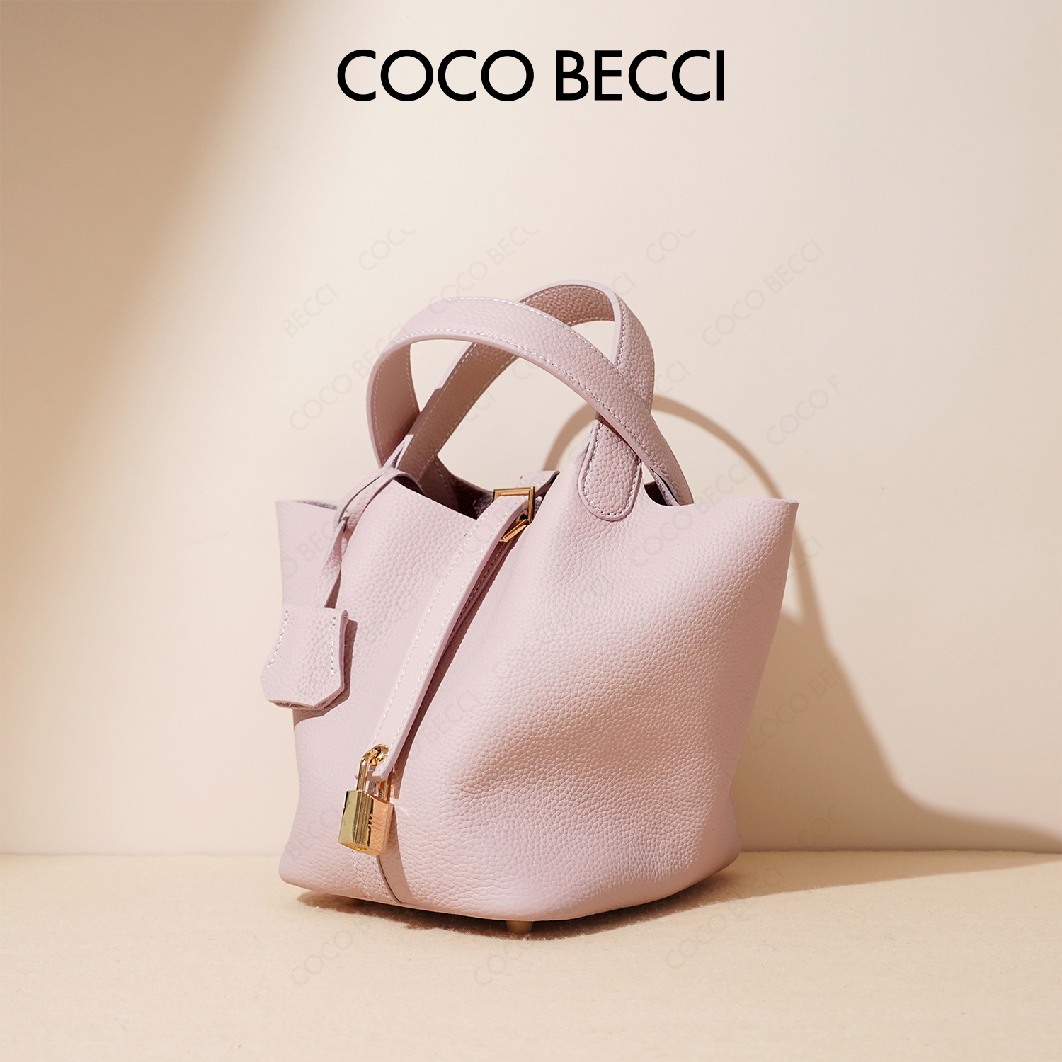 COCO BECCI 手提金扣菜篮子高级轻奢时尚优雅包包CFLJC393004