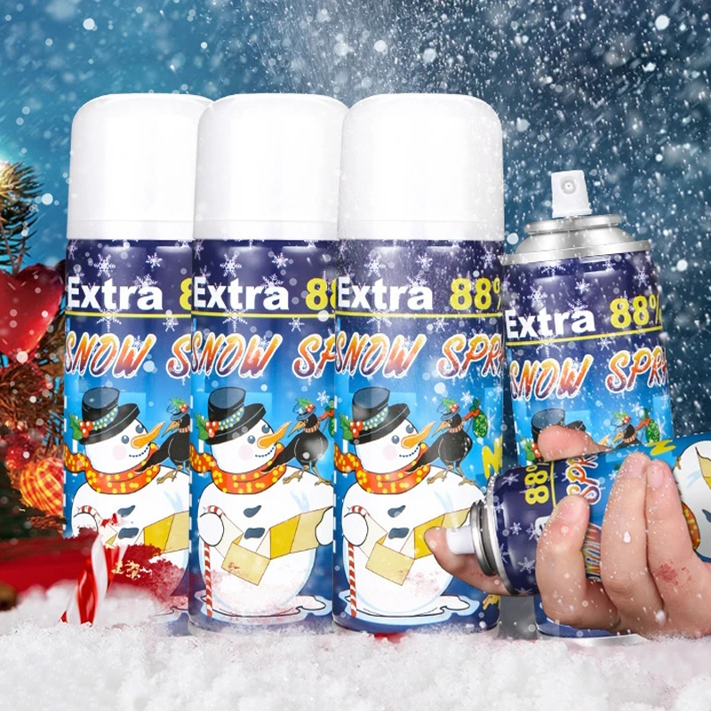 【喵喵】飞雪喷雾仿真雪花片喷雾韩剧变装喷雪罐圣诞驾车个人用品