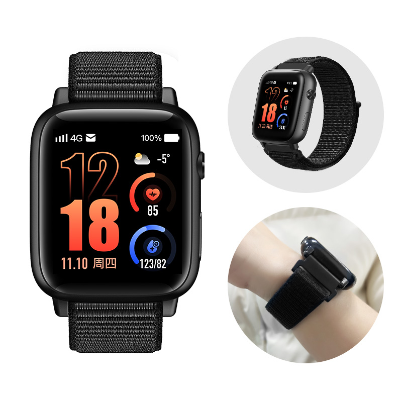 适用安顿表带安顿预警手表表带4A/4Apro/4X/4Xpro/M5替换带魔术贴