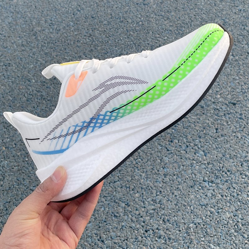 秋冬运动跑鞋男双网轻便有弹力日常通勤鞋子男女学生彩色运动鞋子