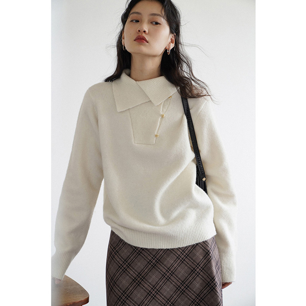 满眼都是品调！软糯慵懒风高级感超好看奶呼呼毛衣外套女秋冬上衣