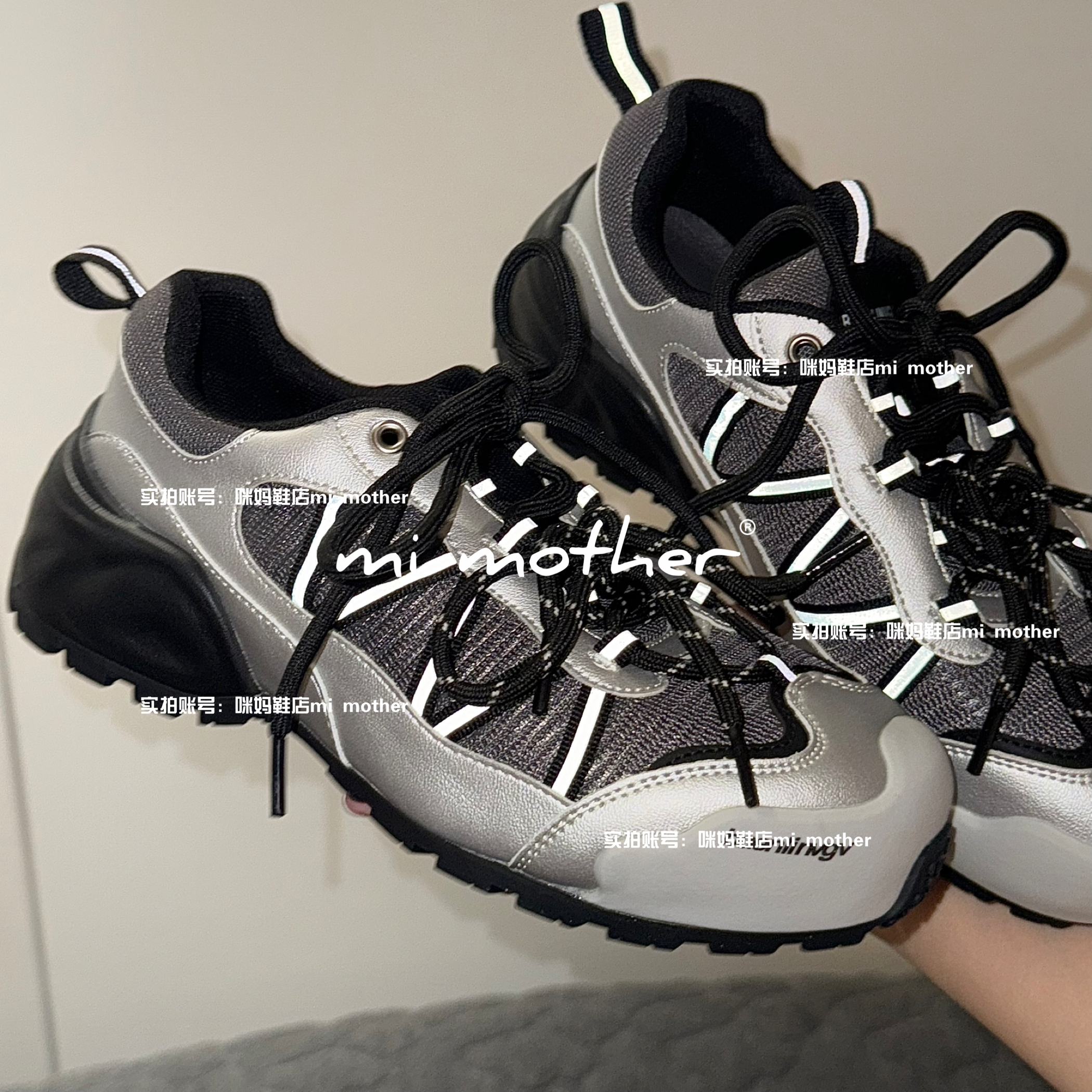 mi mother“解构主义”暴走 登山徒步 机能风运动鞋 跑鞋 攀岩鞋