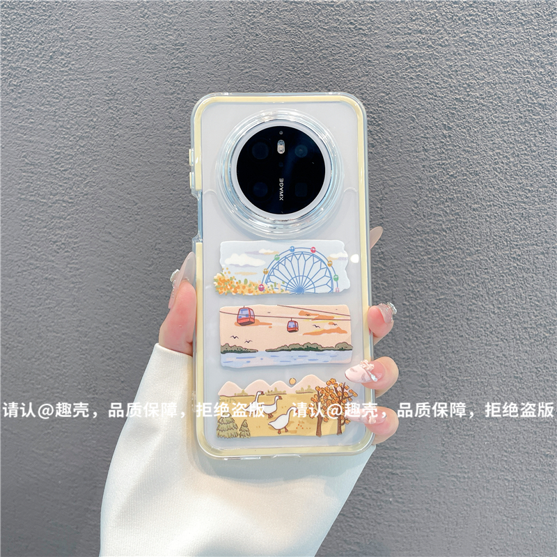 三合一炫彩适用苹果iPhone17/华为荣耀/OPPO/VIVO/小米手机壳爆款