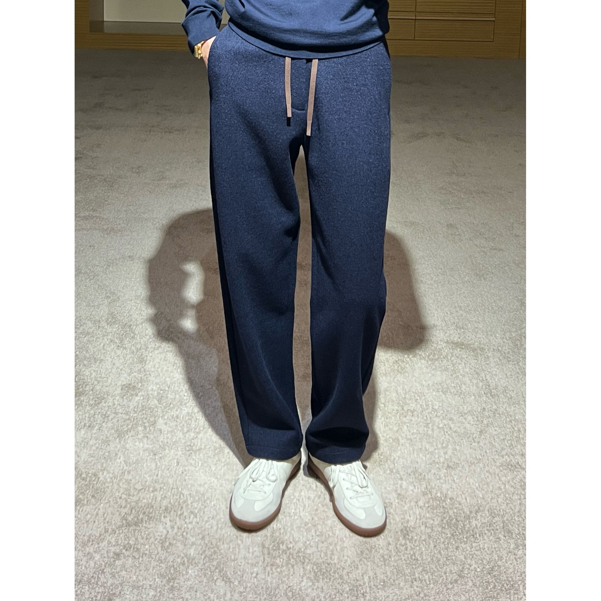 【狠货】冬 杰系 塔斯玛*尼亚羊*毛呢重磅加厚保暖净版直筒休闲裤男