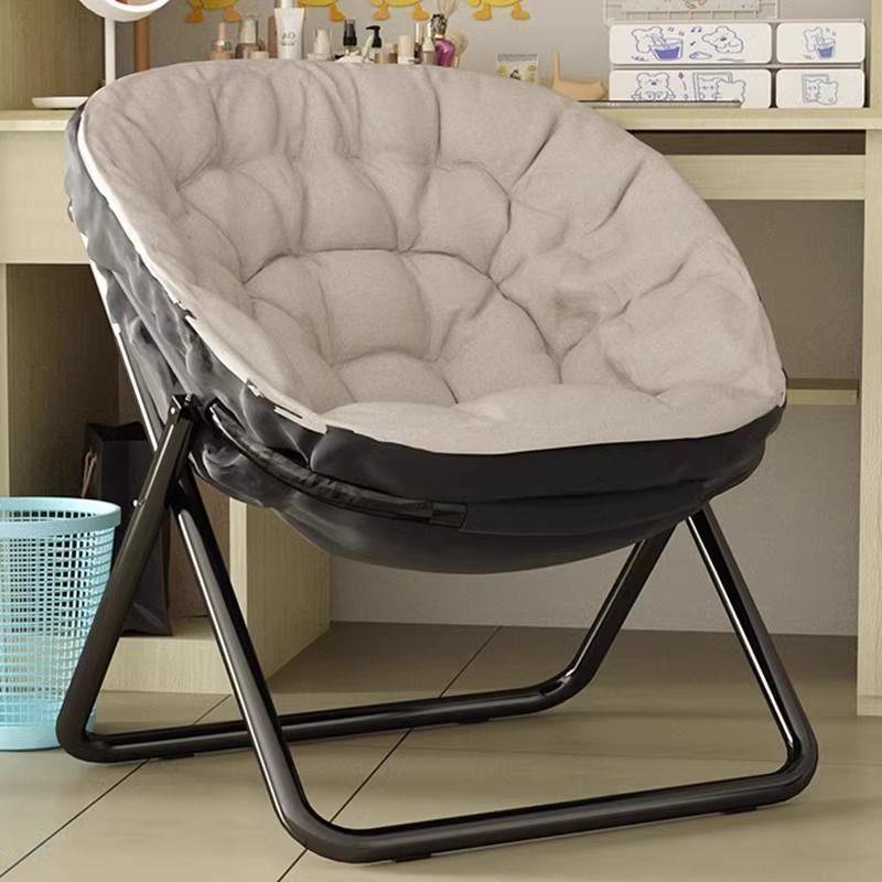 电脑椅懒人沙发椅午休家用学生宿舍休闲单人靠背椅子阳台折叠躺椅