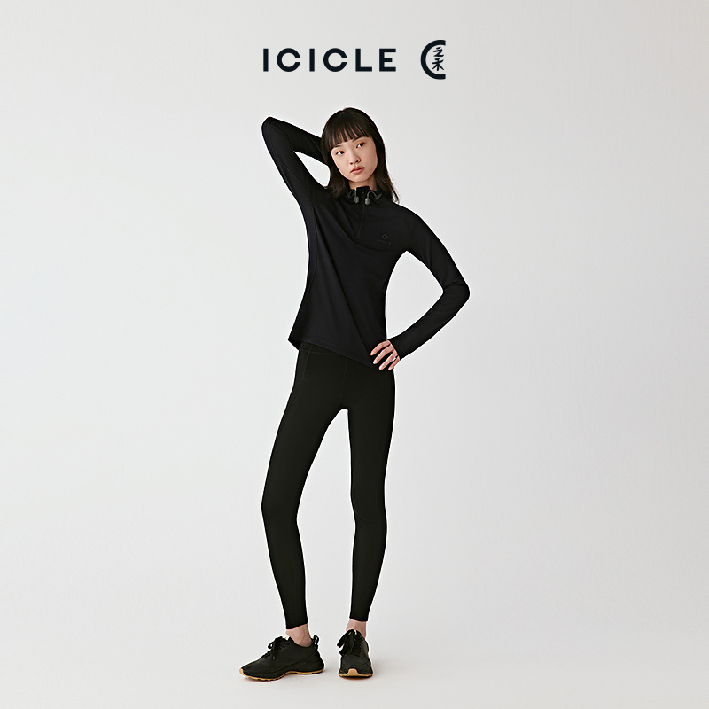 ICICLE之禾毛弹双面布打底裤3123