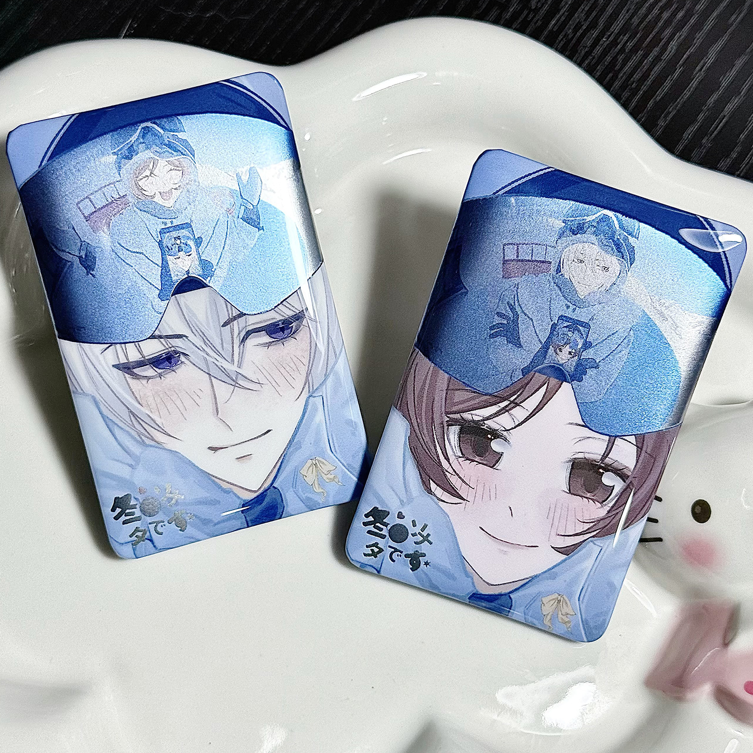 【种葱日记】元气少女缘结神冬日恋歌巴卫奈奈生同人谷子周边徽章