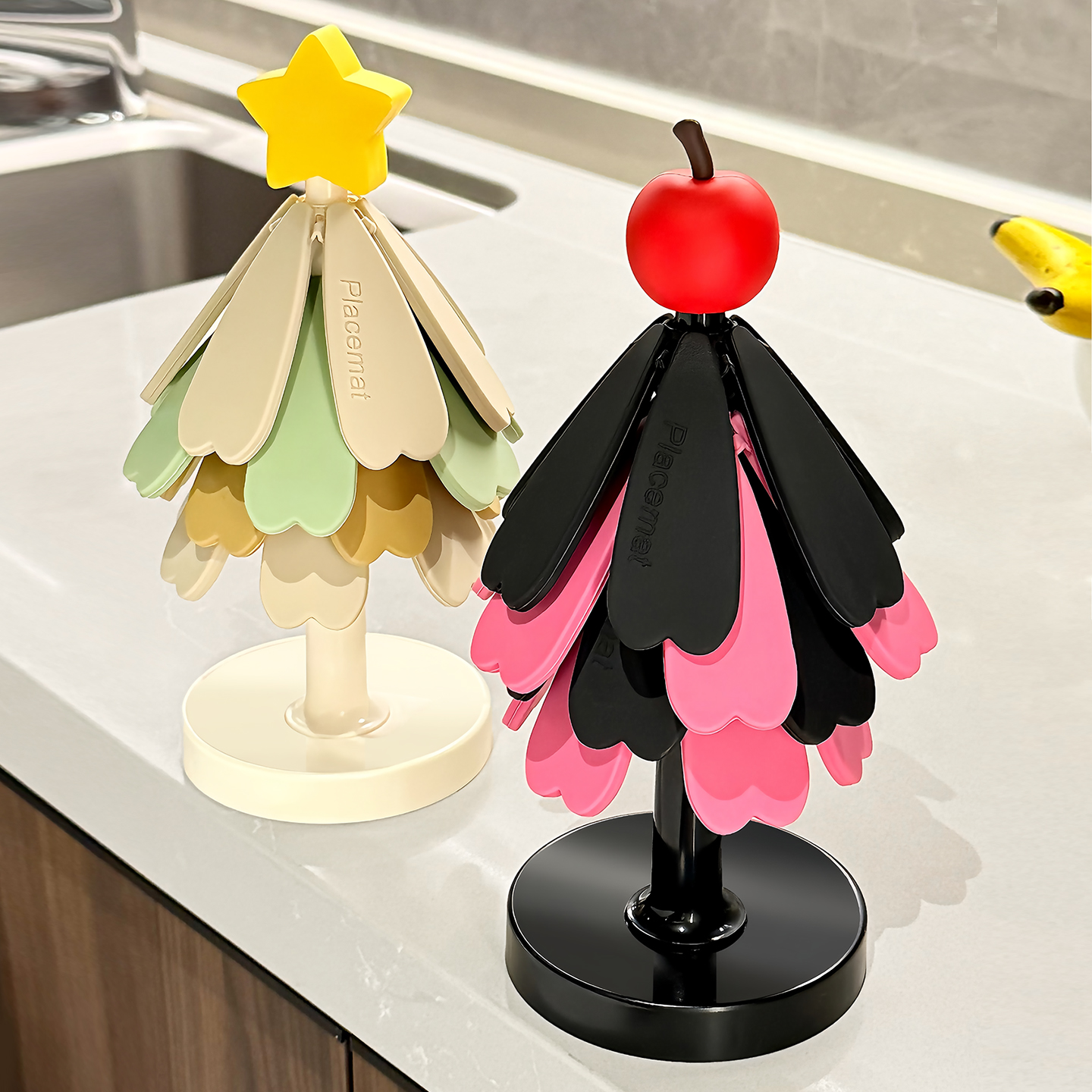 硅胶餐垫套装家用高级感隔热垫防烫耐高温菜盘餐盘碗垫锅垫杯垫子