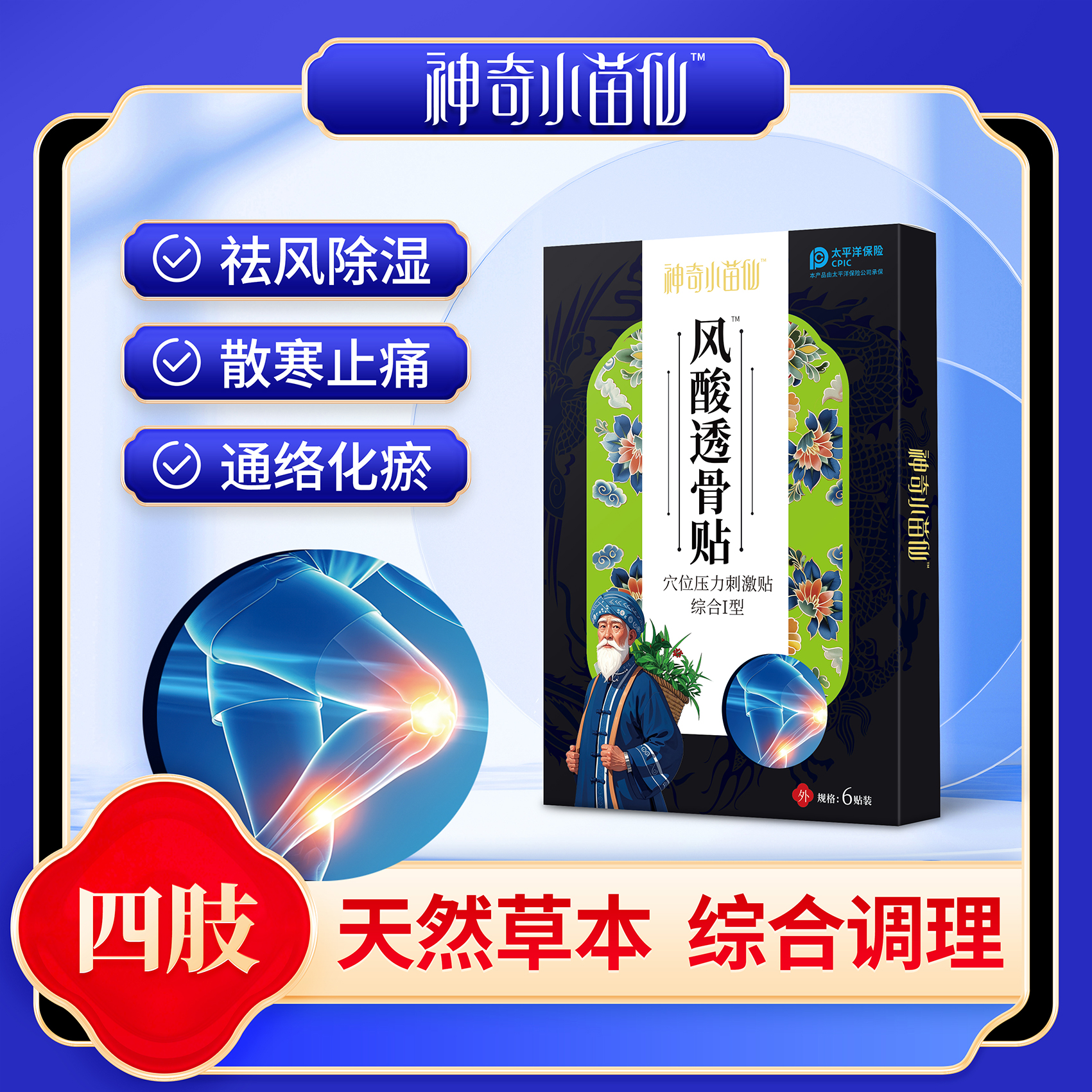 风酸透骨贴草配方自然热门实用有效畅销优质方便