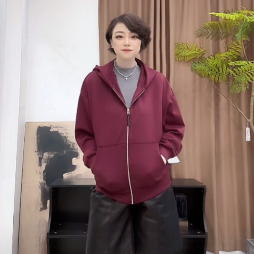 【U.M】曾少年连帽拉链卫衣宽松藏肉