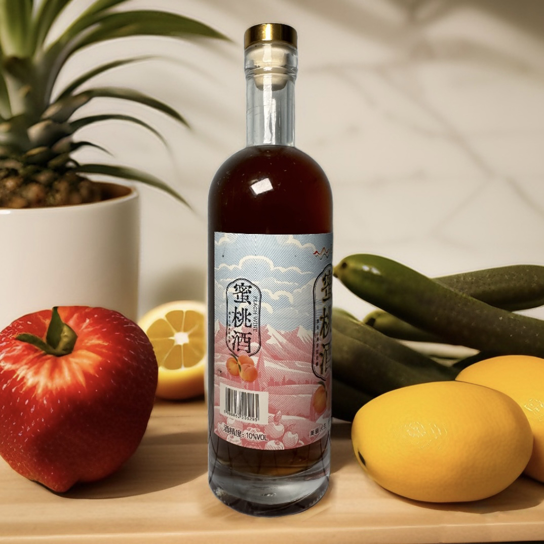 武当山官山镇水密桃低度微醺果酒