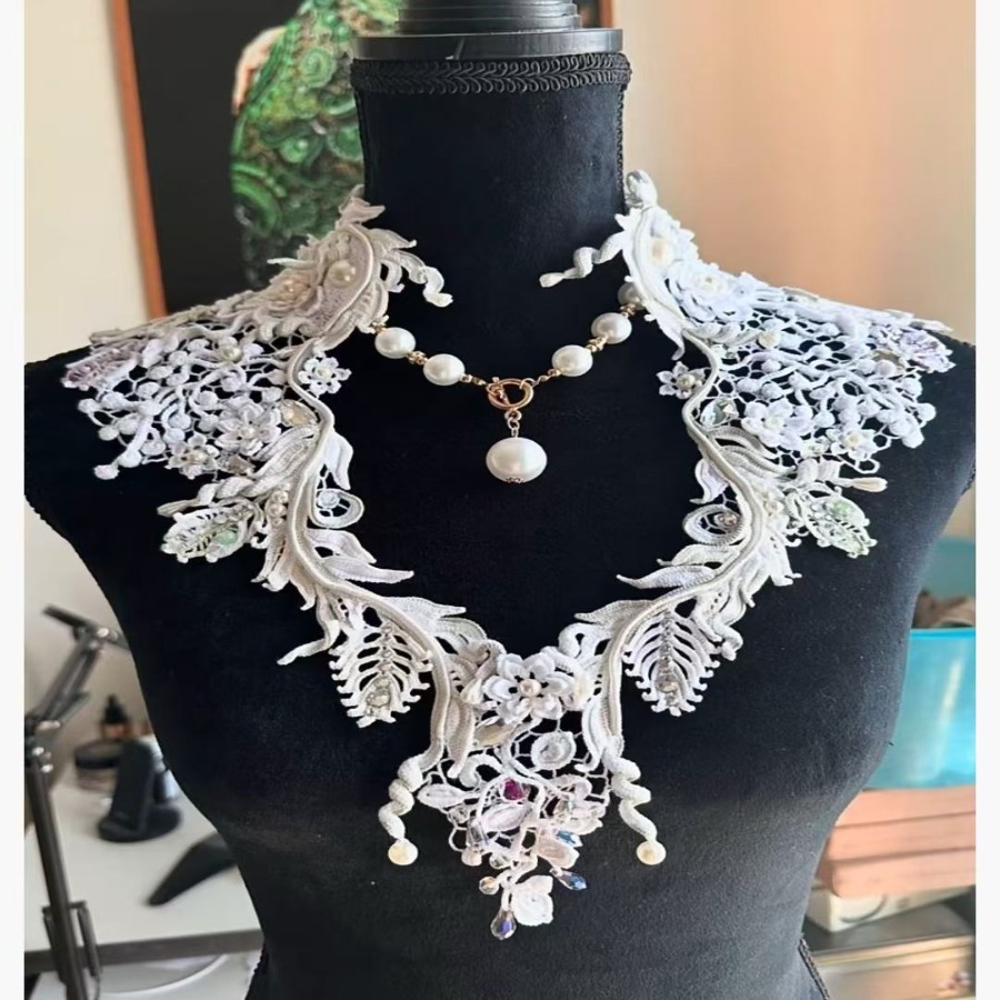 银秀两款领饰教程