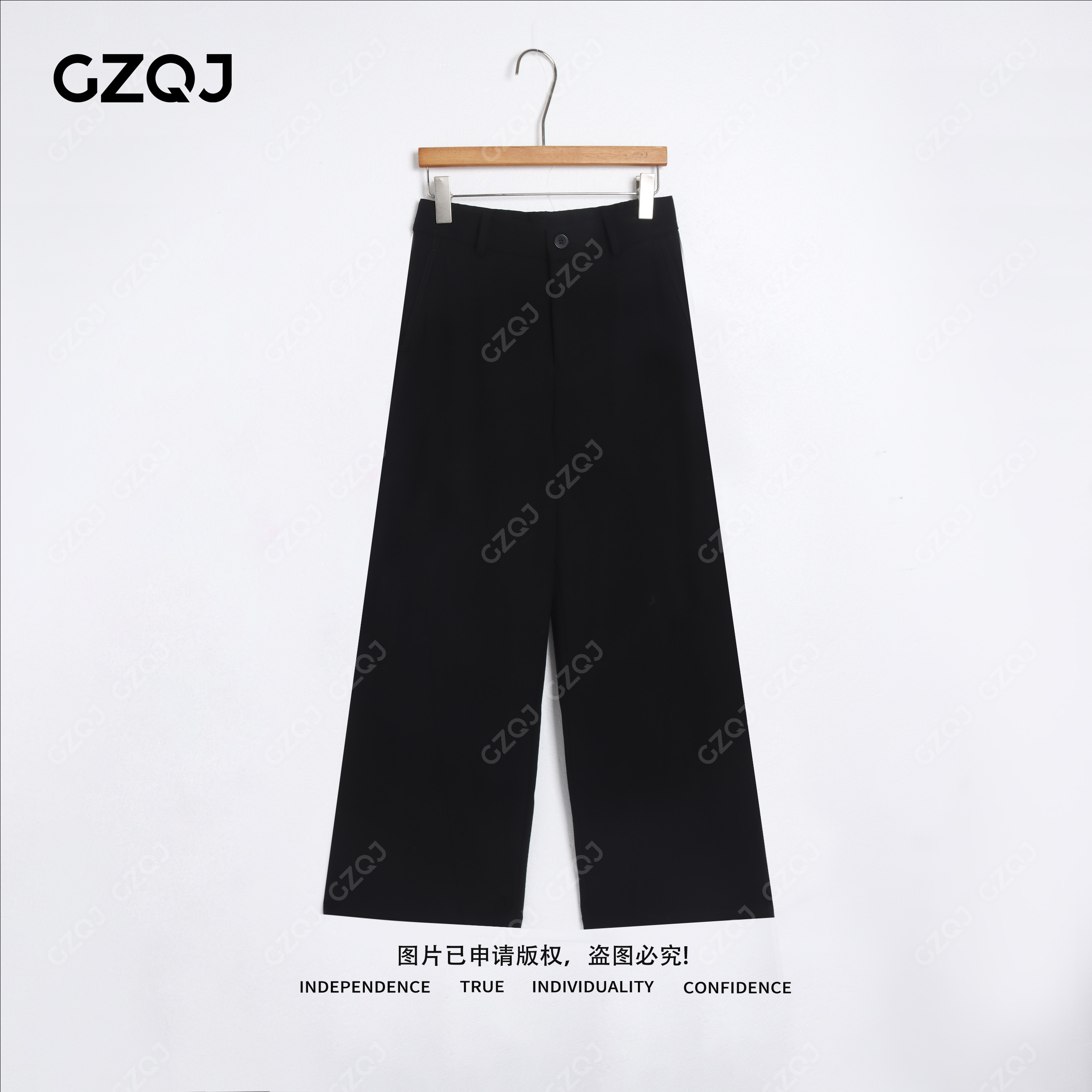 老琴私服 【宝藏神裤】气质百搭高腰显瘦弯刀休闲西裤女秋季9600