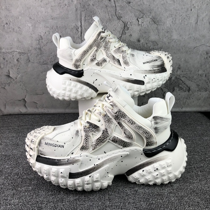 复古轮胎鞋男秋季新款潮流时尚运动休闲百搭做旧ins潮男士老爹鞋