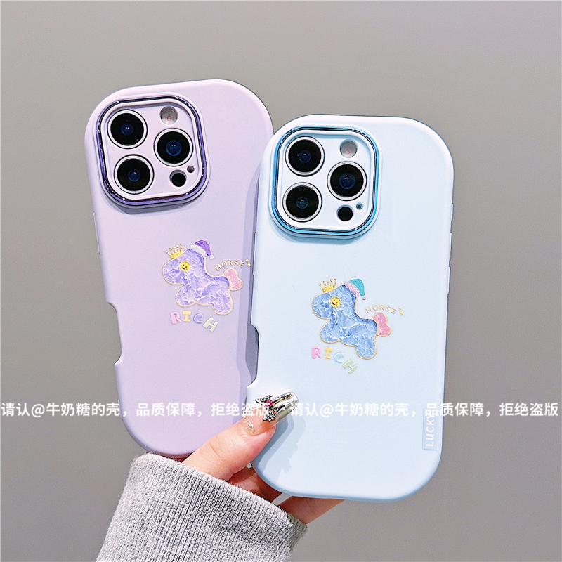 金属小胖妹适用苹果17/iPhone/华为荣耀/VIVO/OPPO/小米手机壳潮