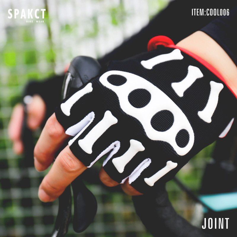 SPAKCT思帕客短指骑行手套通气舒爽护关节骑车设计户外男女半指
