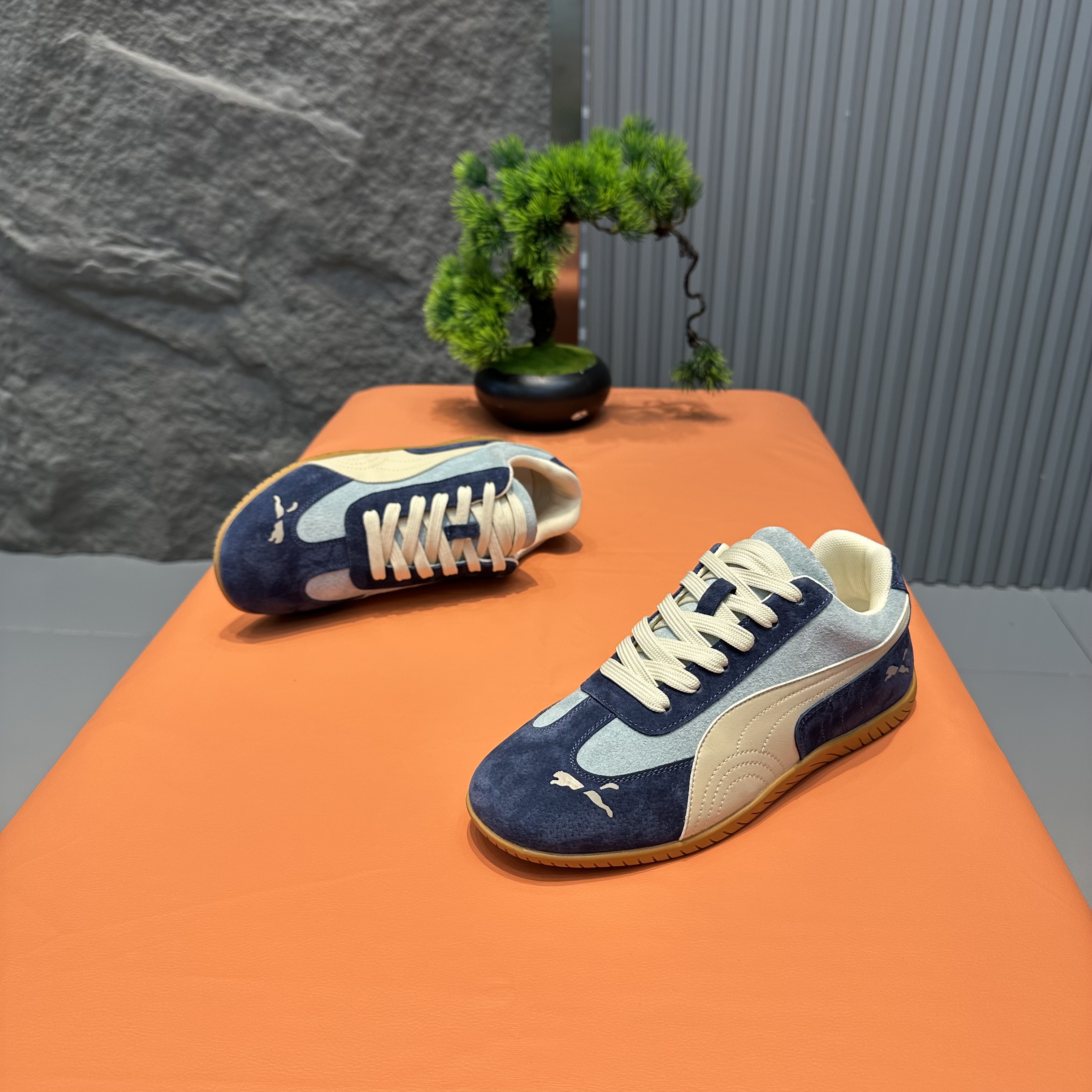 鞋不剩挣DL运动休闲鞋秋季时尚休闲鞋百搭潮流时尚系带软底拼色