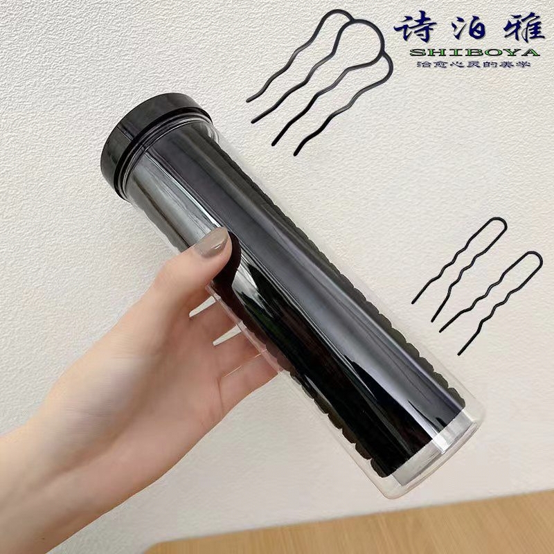 诗泊雅 新款加粗防滑皮筋+四齿+2U发饰套装