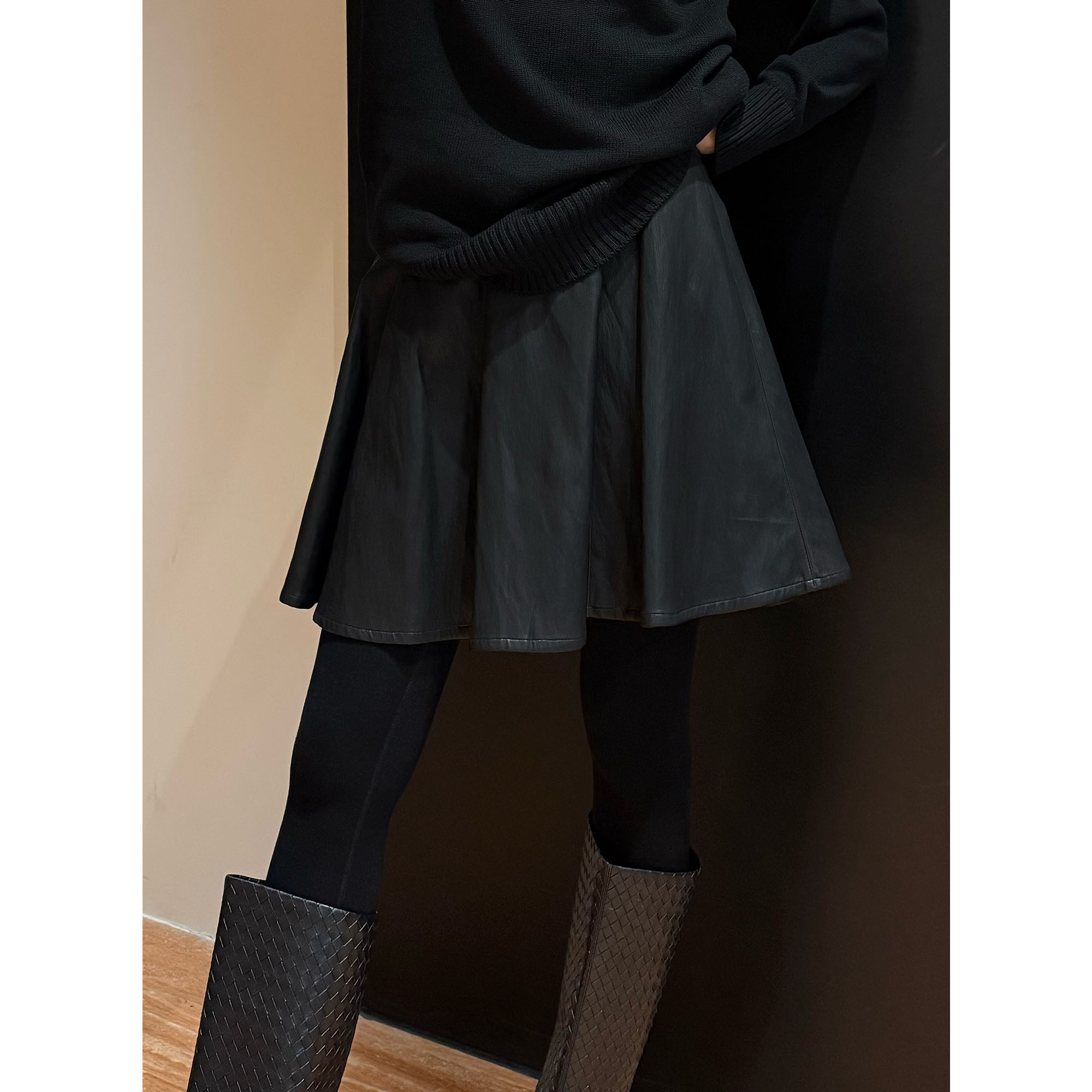 紫紫   miu系减龄伞裙    百褶高腰显瘦伞裙半身裙 ZD11BZHJ338