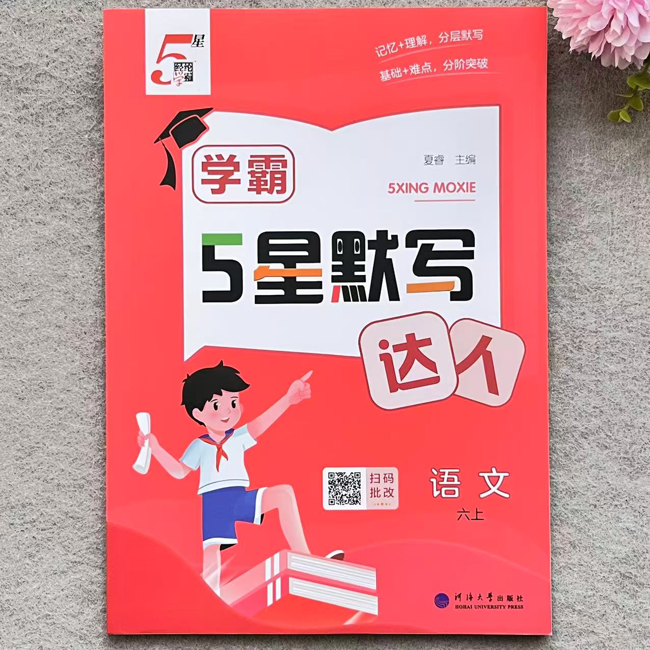 六年级上册学霸5星默写达人语文同步默写专项练习人教版一课一练