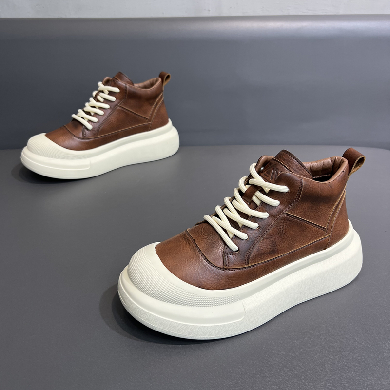 欧洲站男士厚底增高舒适休闲鞋青春潮流轻奢网红潮流男鞋ZMD3007