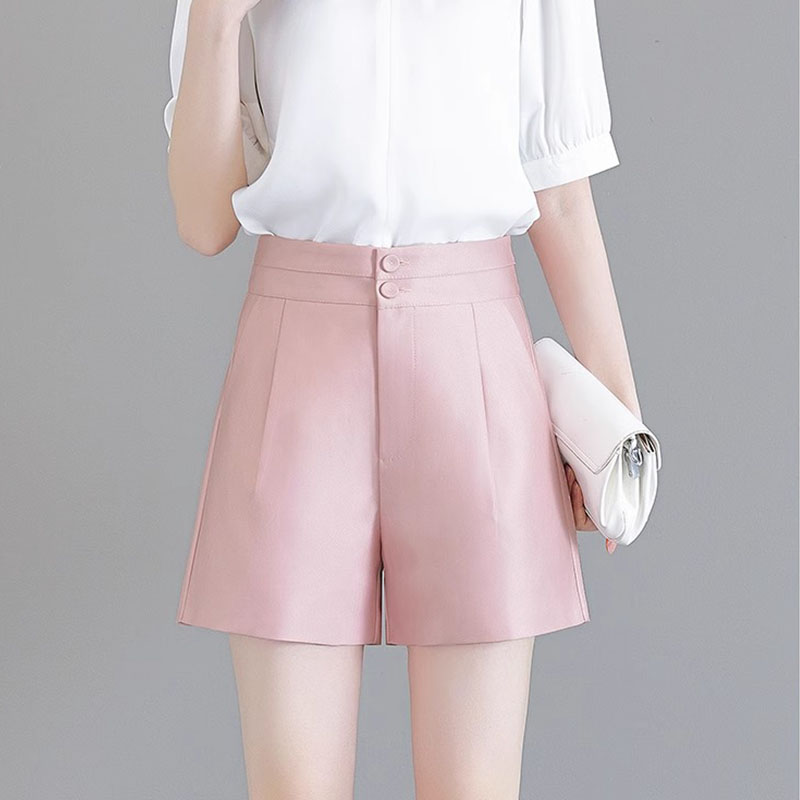 显瘦西装短裤女夏外穿短裤女款爆款2025新款高腰时尚阔腿裤四分裤