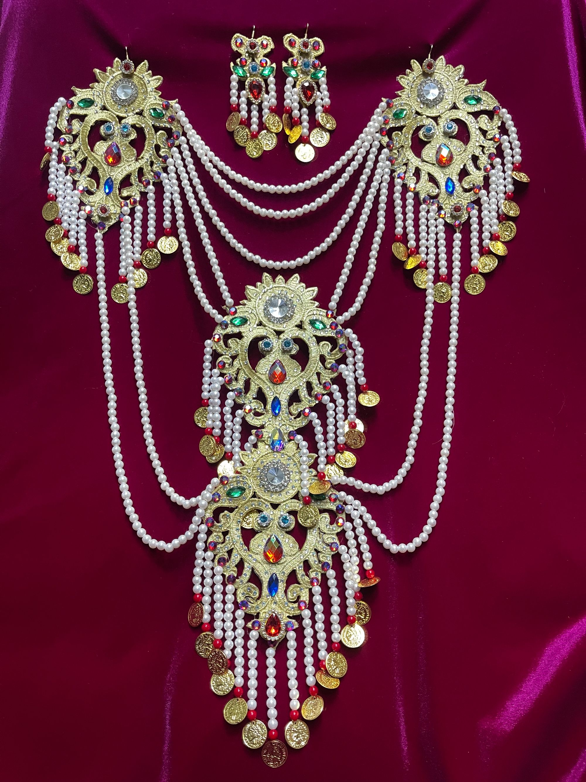 时尚民族服饰民族风纯手工胸前挂件配饰复古大气