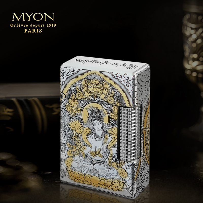 保哥专属MYON勉牌M6白度母爵士超长待机王一机一码煤油打火机