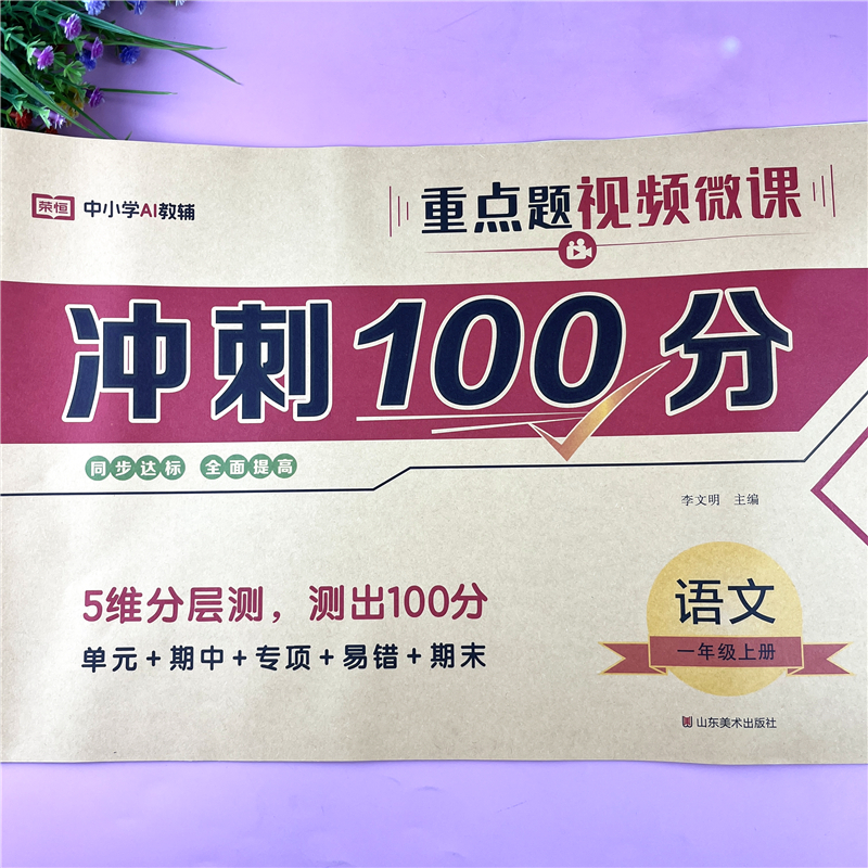 一年级上册语文冲刺100分试卷一年级单元专项期中期末卷重点试卷
