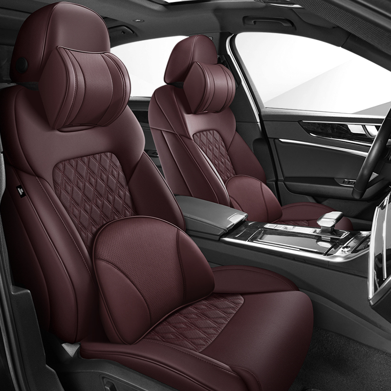 专用汽车坐垫套四季通用座套全包围坐垫真皮车垫子透气座椅套女士