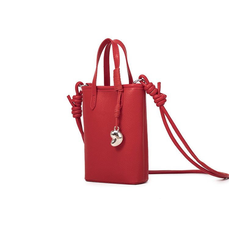 百搭ins手拎小包包女2025新款潮女士荔枝纹手机包简约斜挎包