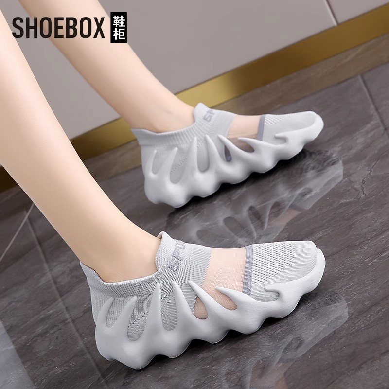 SHOEBOX鞋柜飞织运动鞋女八爪鱼女健身房跑步鞋瑜伽室内外专用