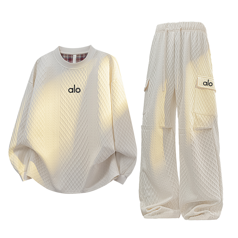 RSRDDY官方品质肌理感卫衣套装时尚情侣秋冬潮流潮牌套装休闲