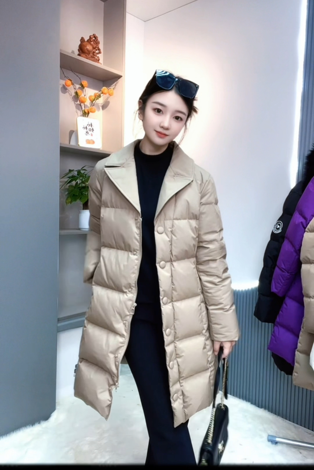 轻奢巨暖-小火炉高充绒鹅绒服修身加厚