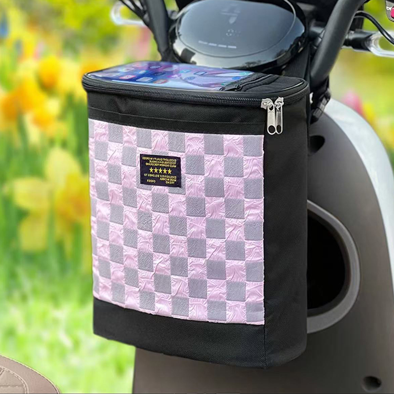 电动车挂物包防水大容量充电器头盔三轮车收纳袋前置电瓶车储物兜