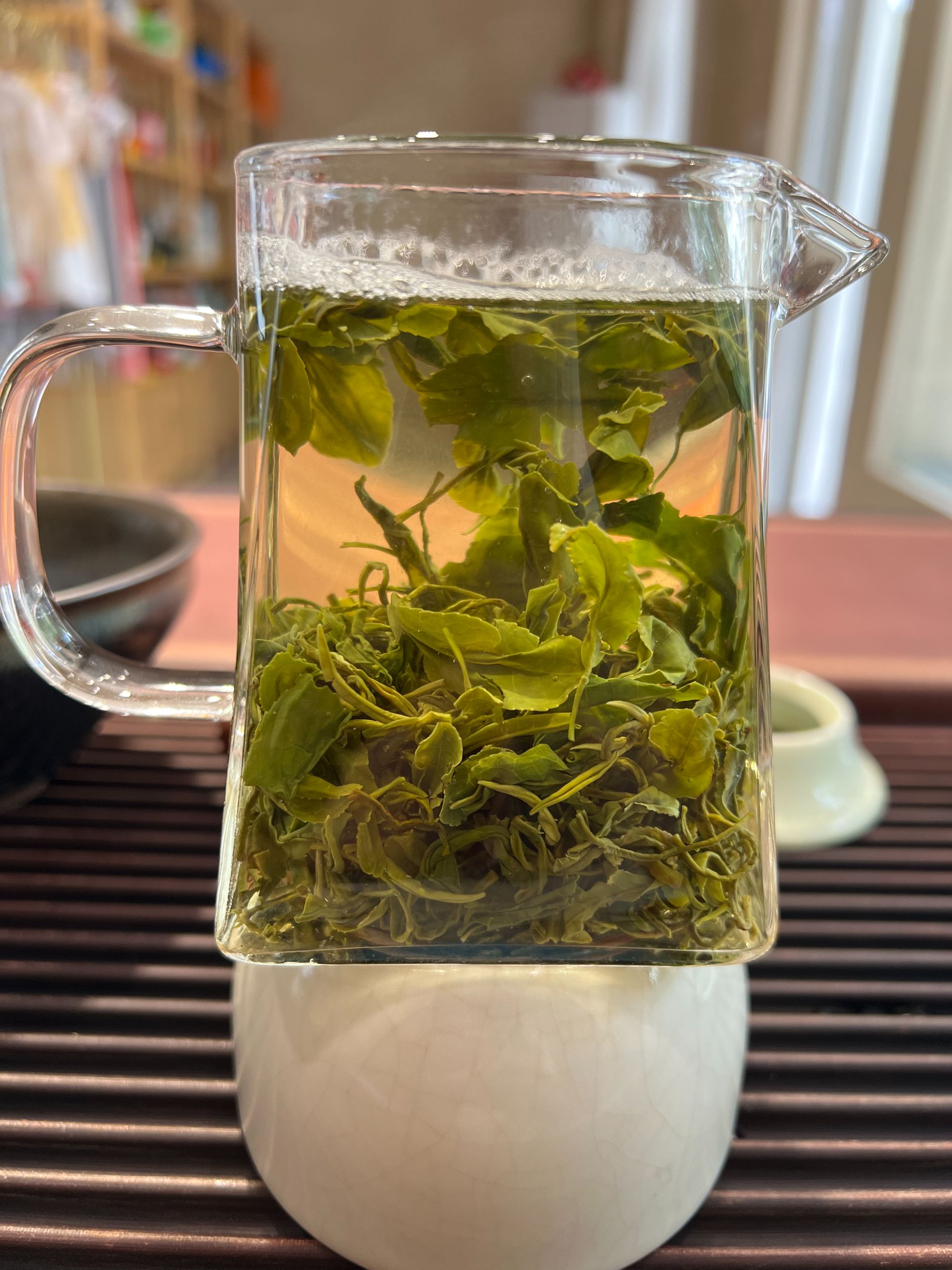 日照绿茶新茶露天白露秋茶浓香板栗香豆香豌豆香耐冲泡-7