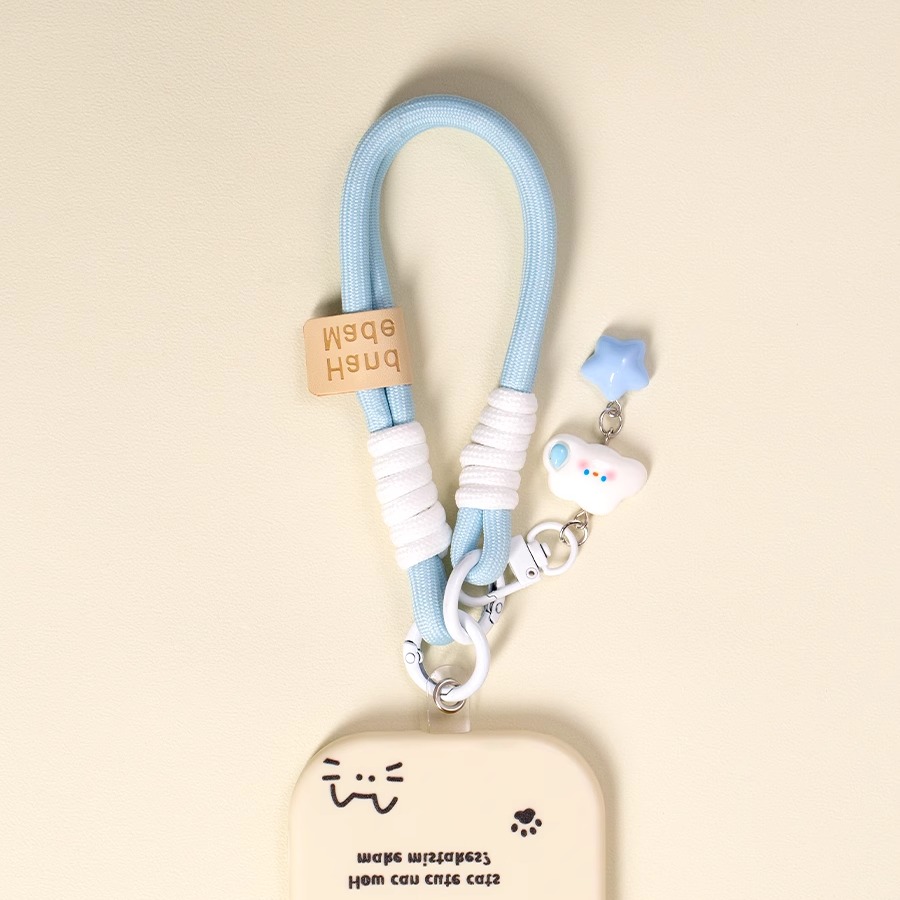 手机挂绳挂件手腕带挂链挂饰ins卡通可爱女款户外手提钥匙扣结实